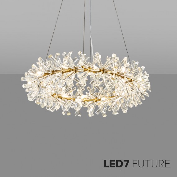 Loft Industry Modern - Stalactite 19 Circle Chandelier